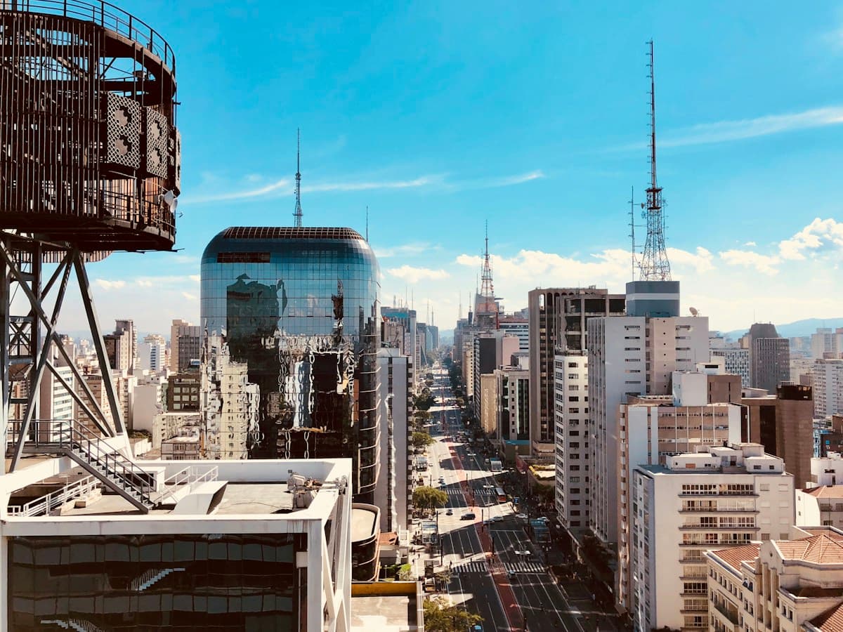 Vista panorâmica do skyline de São Paulo